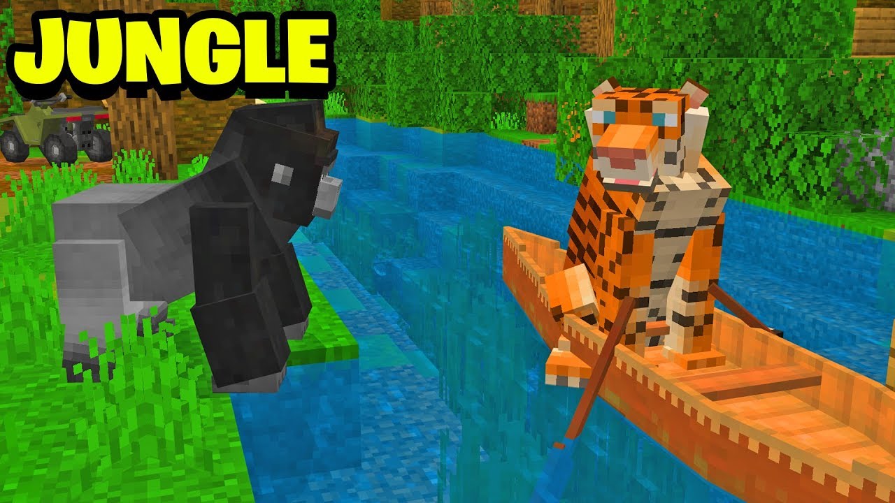 ABER OG TIGERE I JUNGLEN!? Dansk Minecraft