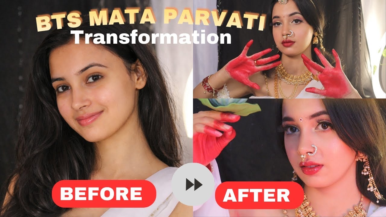 Mata Parvati Look Creation BTS | Makeup, Shoot & Final Reveal