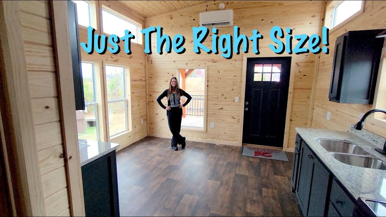 FUN TINY HOUSE WITH SPACIOUS LOFT & DECK!  Walk through with me... #subscribe