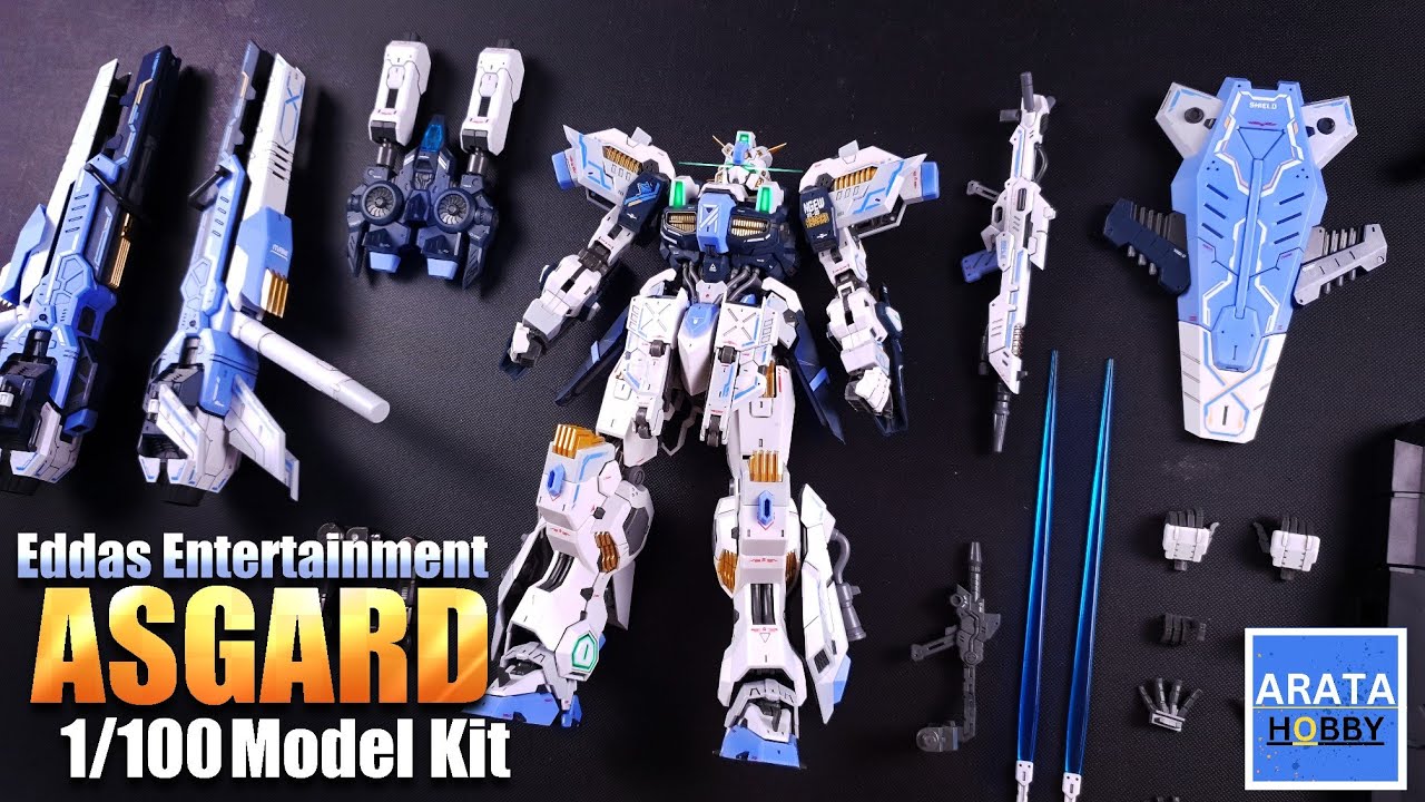EDDAS - ASGARD 1/100 NGEW-03-01 | Speed Build | ASMR BUILD | Review | Model Kit