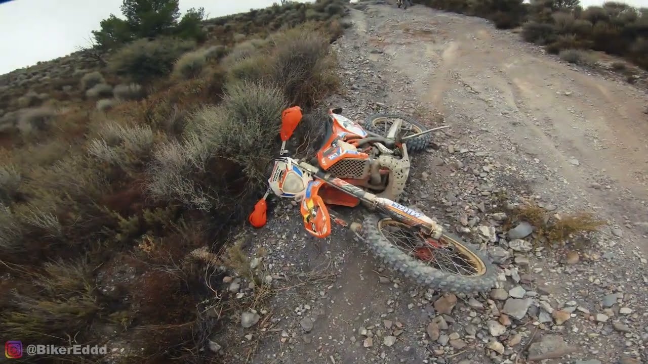 Spanish Enduro Trails - Day 3 - Lots of falling off...