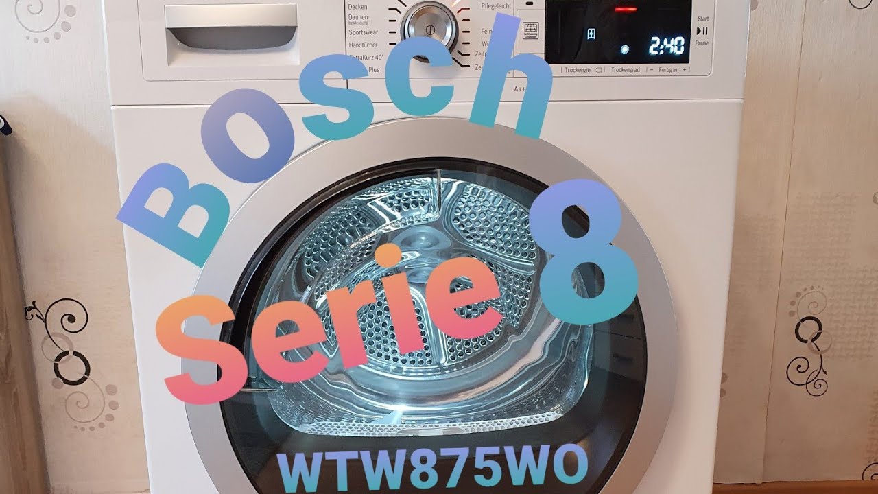 машина для сушки белья Bosch серия 8 WTW875WO