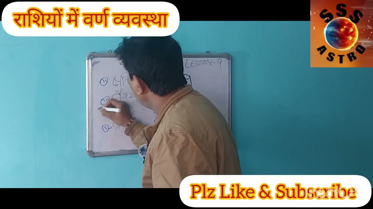 राशियों में वर्ण व्यवस्था ...