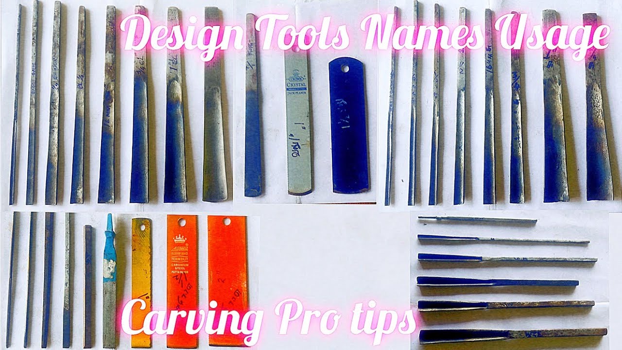🔥 டிசைன் உளி கீத் துளி ⚒️ how to work Design Chisel Usage Guna ⚔️ Tips Tools M M Inch #carvingpro