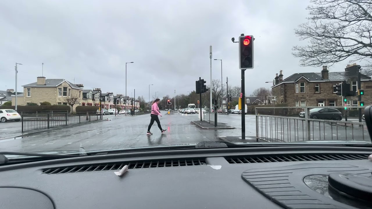 Shieldhall driving test route.