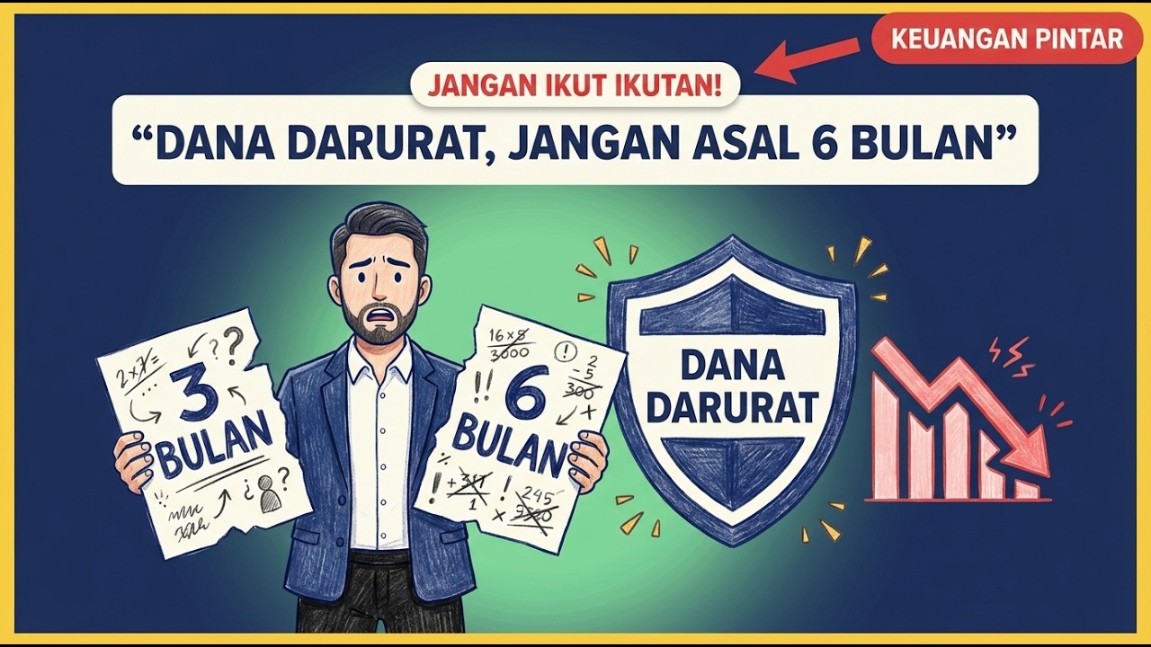 DANA DARURAT YANG BENAR ITU BERAPA BULAN? JAWABAN YANG JARANG DIBAHAS !