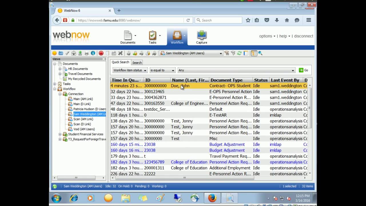 Void a Document WebNow