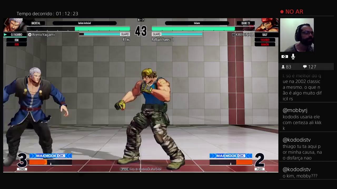 KOF XV FT10 Breno Yagami Vs Silva Games Kbecinha