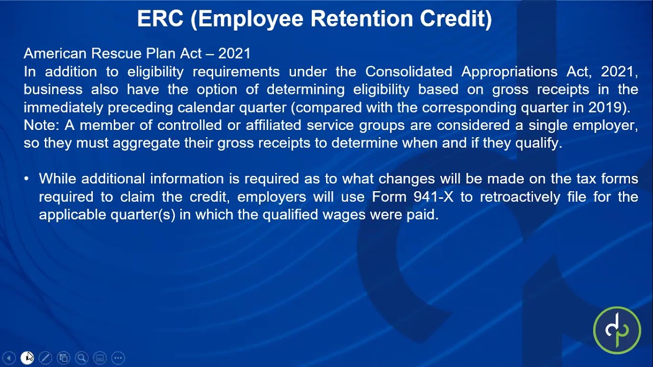 Dominion Payroll Webinar Series: ERC (Employee Retention Tax Credit) for 2020 & 2021