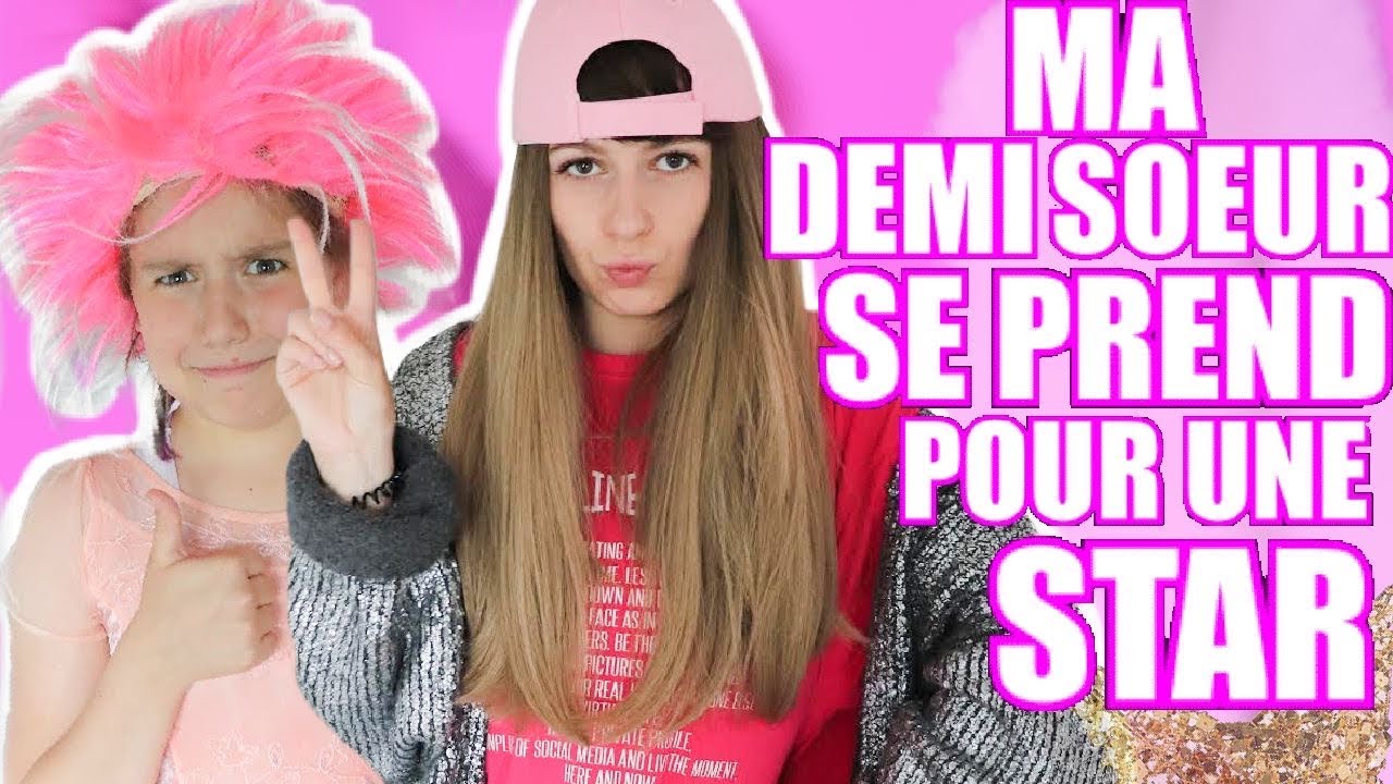 MA DEMI-SŒUR SE PREND POUR UNE STAR ! ROSALY POWER ! [SKETCH HUMOUR]