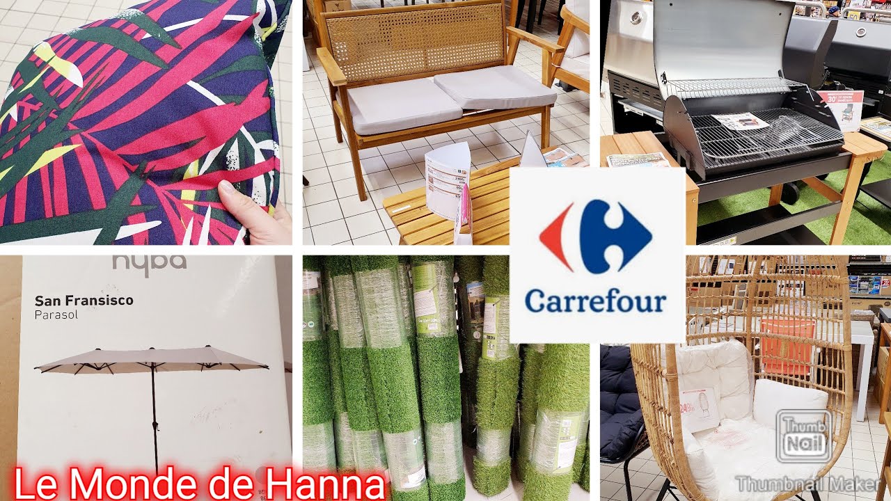 CARREFOUR FRANCE 02-04 JARDIN TERRASSE MOBILIER 🌻🌞