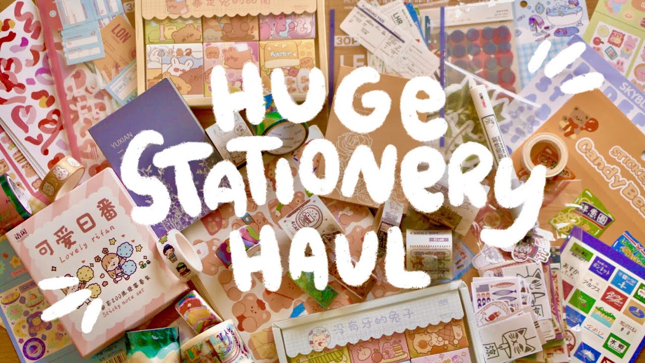 HUGE STATIONERY HAUL 🌷 Aliexpress