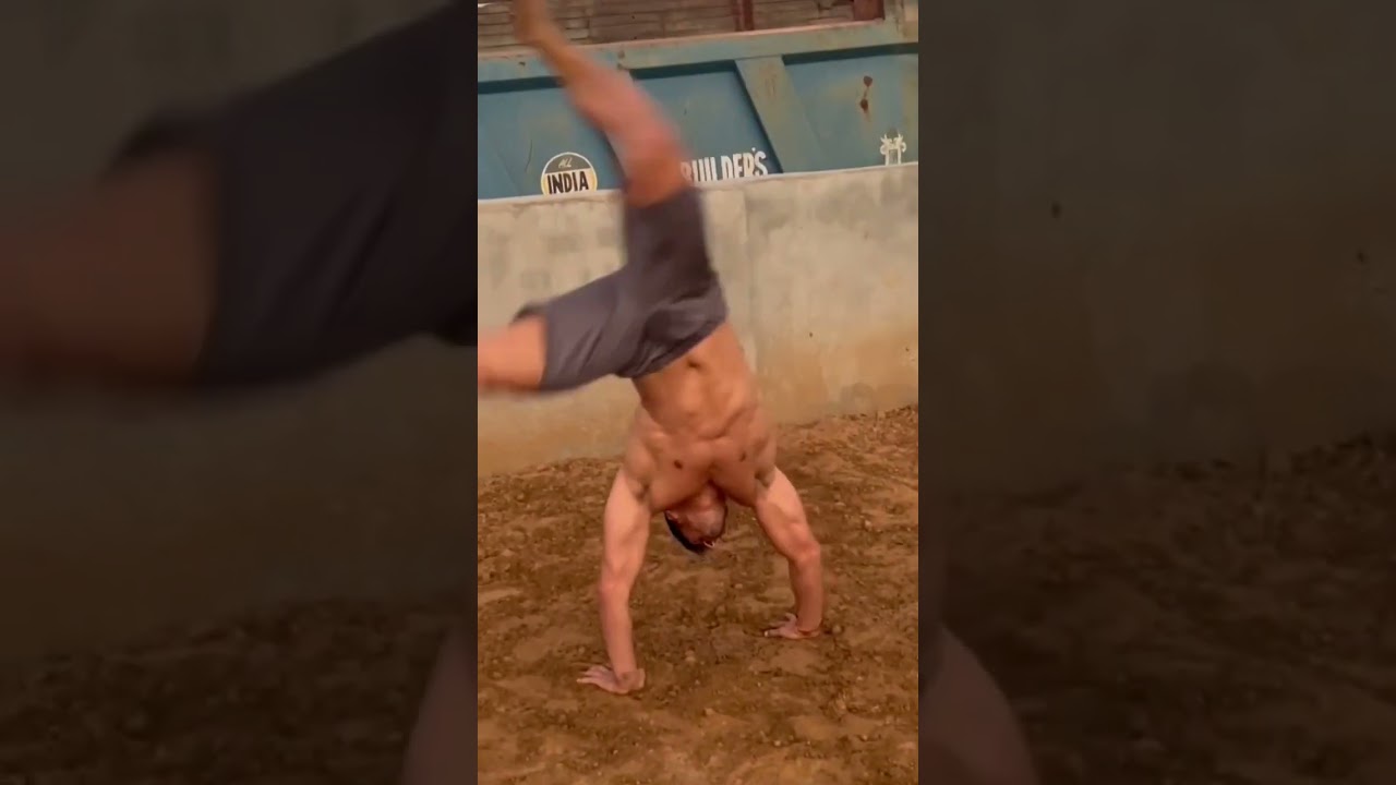 Dhikli Workout 🔥 Desi Akhada Training #jaishriram #jaikrishna #youtubeshorts