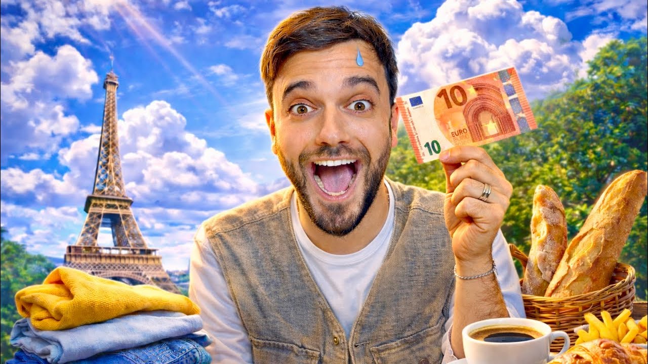 SURVIVRE 24H À PARIS AVEC 10€ ! (manger, musée, shopping)
