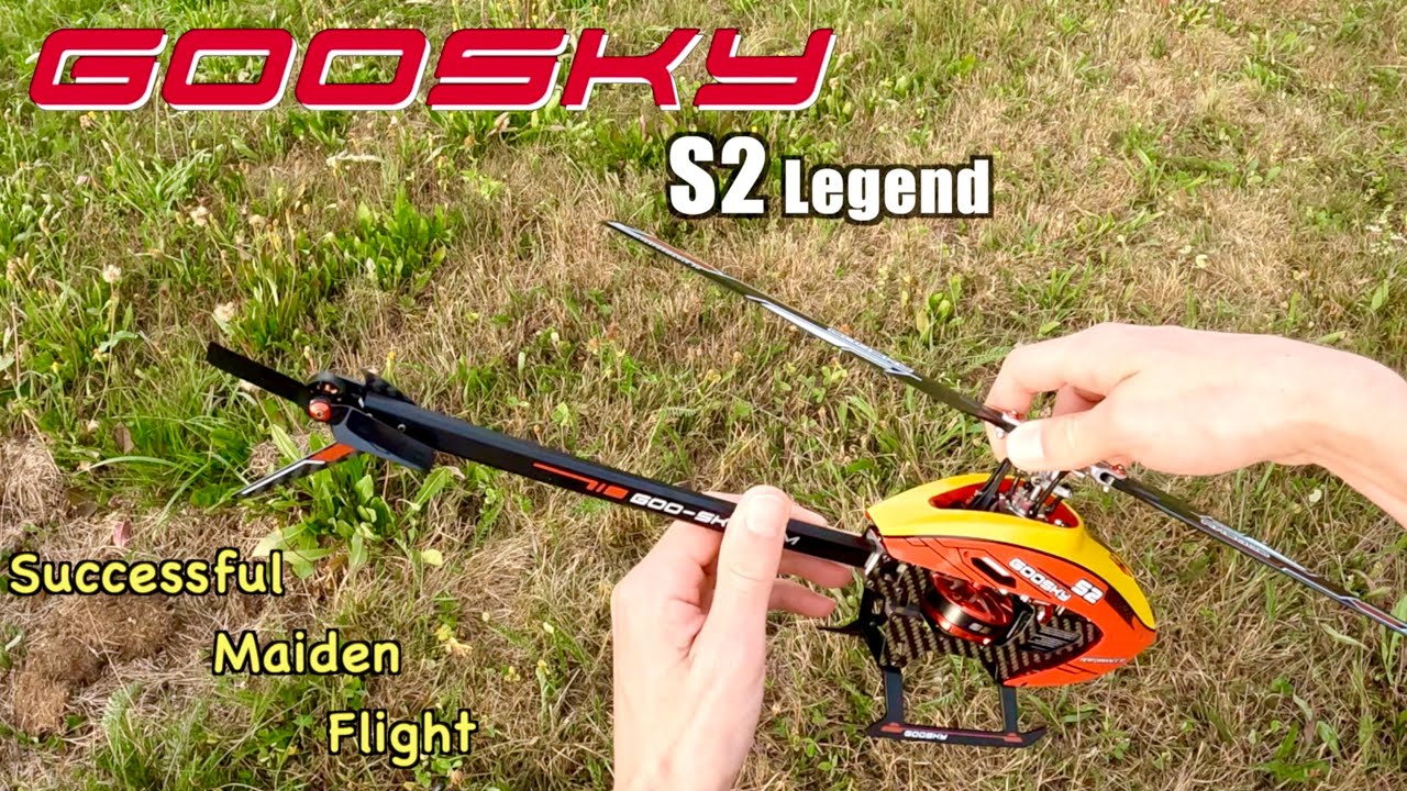 GOOSKY S2 Legend RC Helicopter - MAIDEN FLIGHT 👍