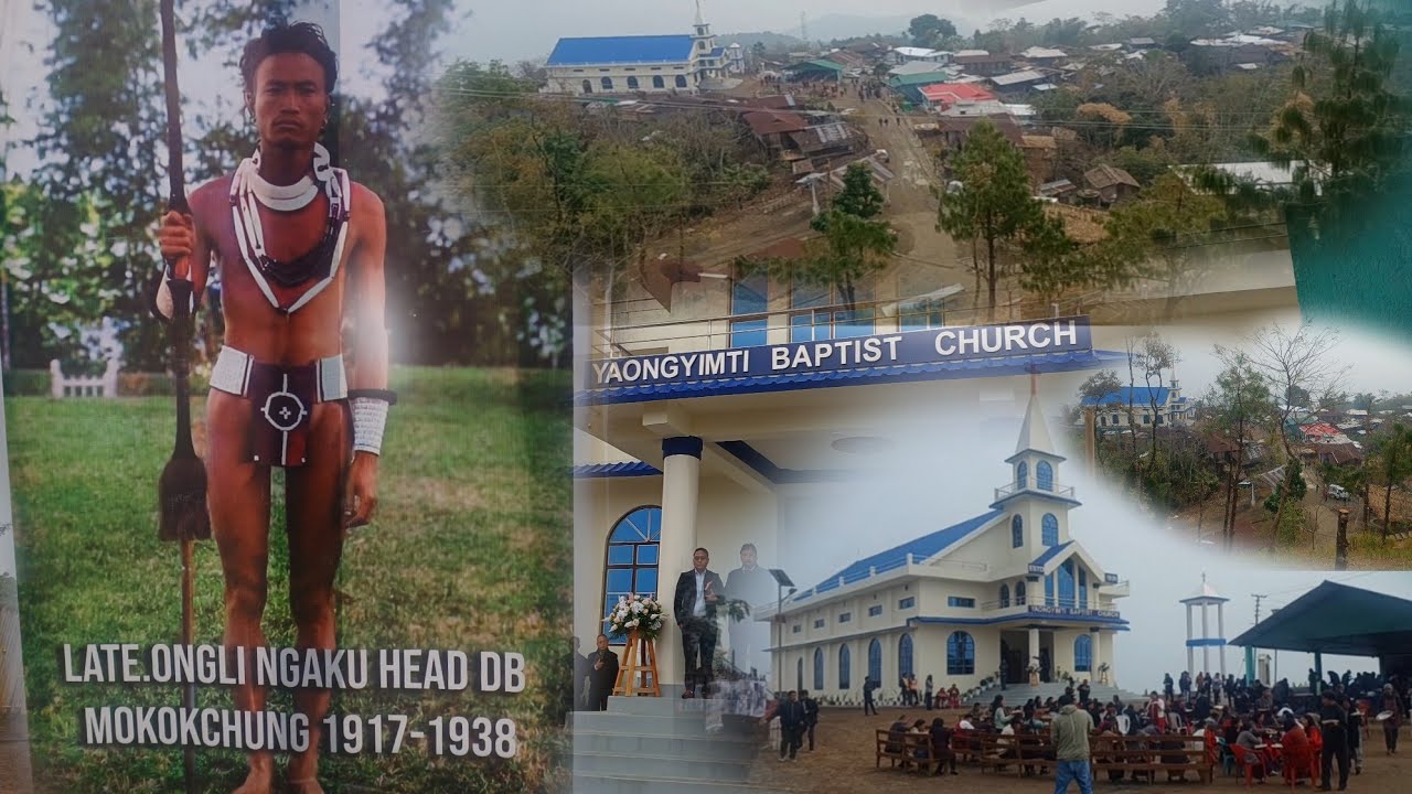 The beautiful view of Yaongyimti Village ||| Eastern Tuensang.