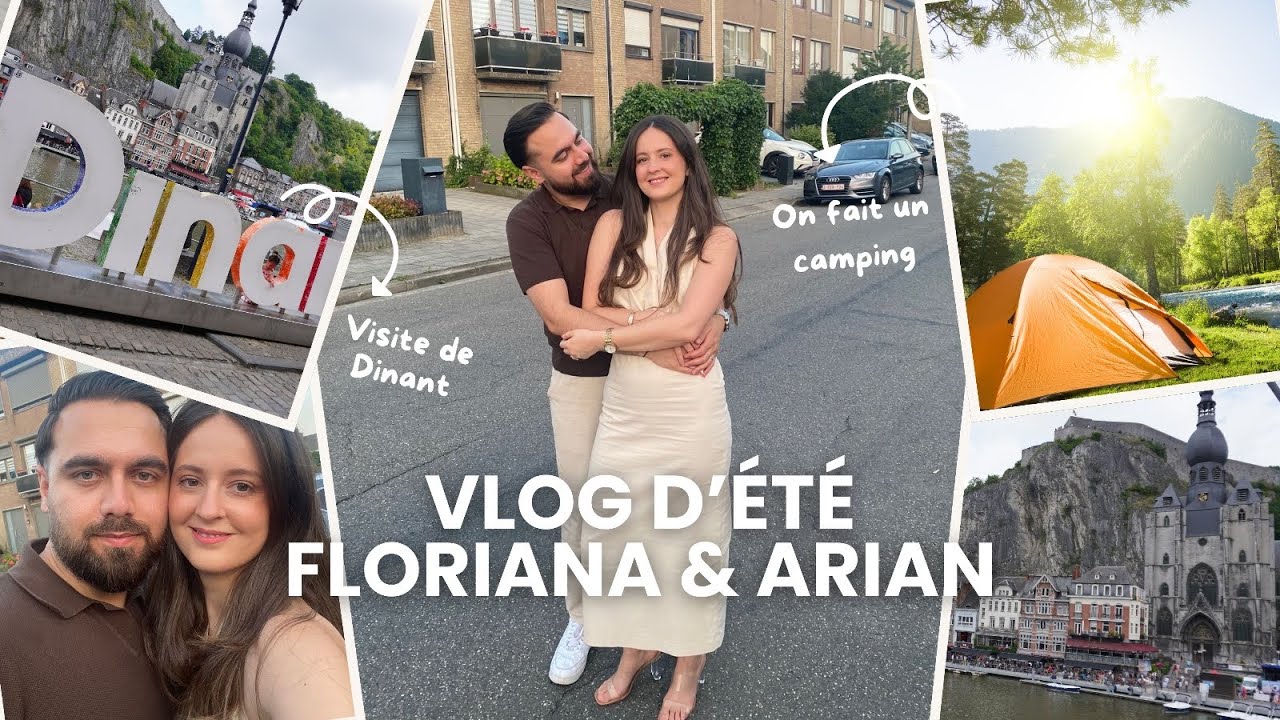 UNE JOURNÉE À DINANT | On fait du camping 🏕️ | #Vlog d'été - épisode 1