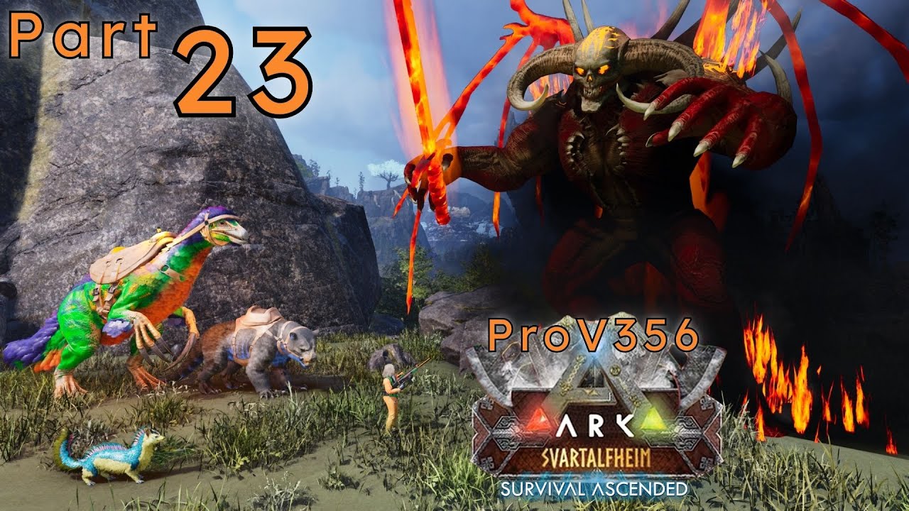 Свартальфхейм, часть 23, битва с боссом в Ark Survival Ascended