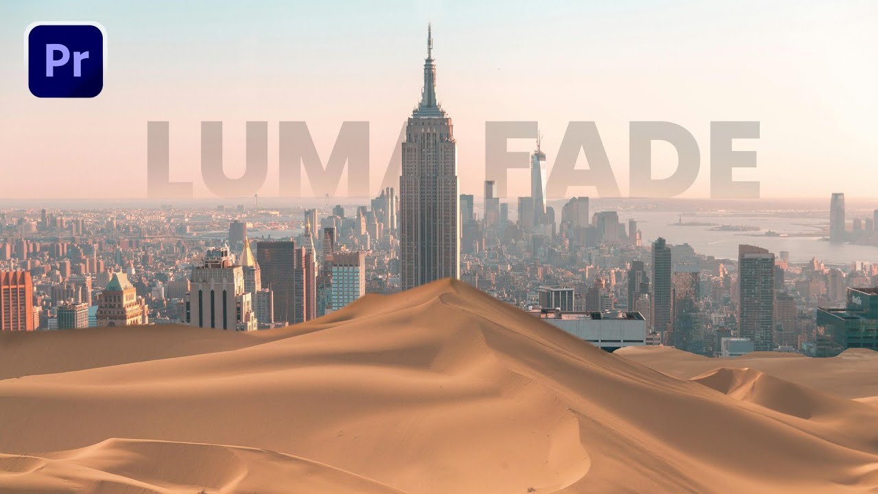Кинематографический переход Luma Fade в Premiere Pro