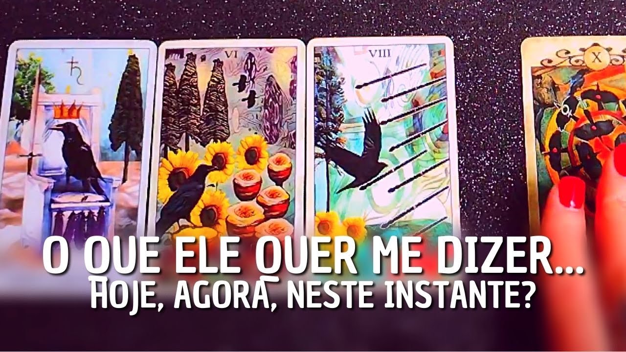 O que ELE QUER ME DIZER AGORA, TAROT, HOJE? 😍 | Tarowl Tarot Consciente