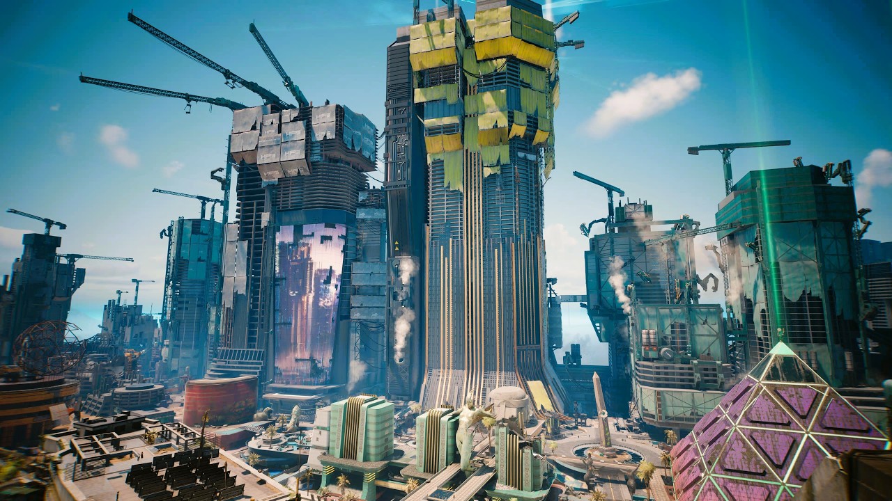 cyberpunk 2077 walking in dogtown
