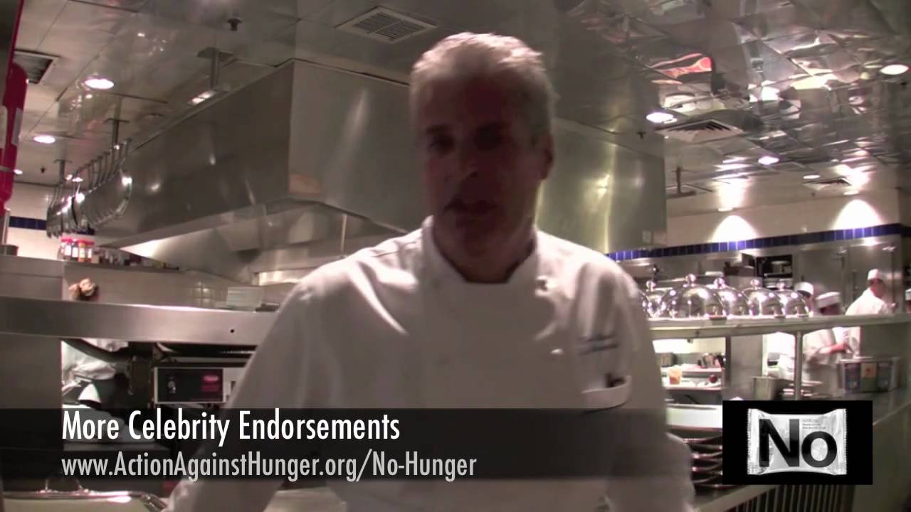 Chef Eric Ripert Endorsing the No Hunger Campaign