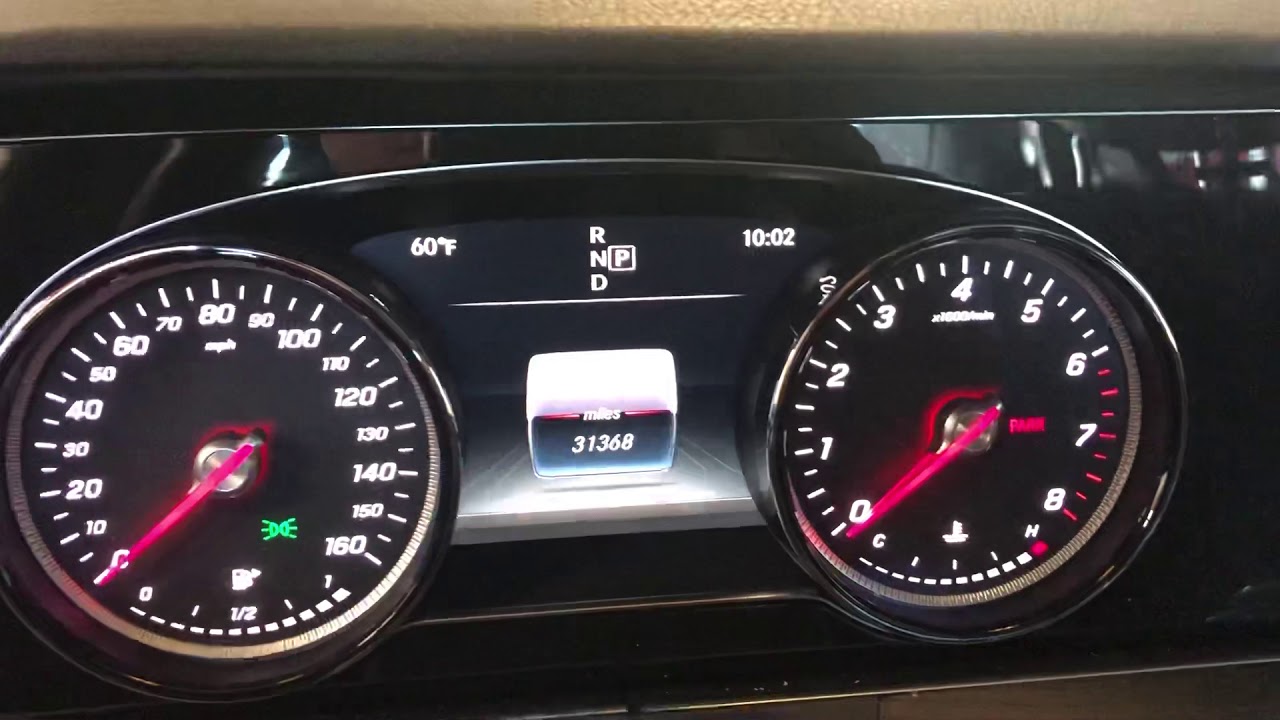 Сброс напоминания о сервисном обслуживании Mercedes-Benz E300 2017 года. Легко.