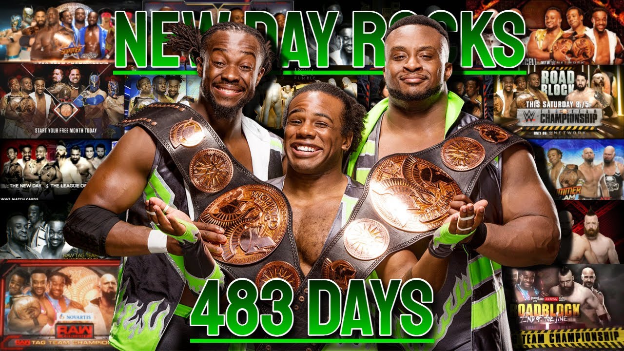 Every New Day WWE Tag Team Title Defense (2015-2016)(copyright)