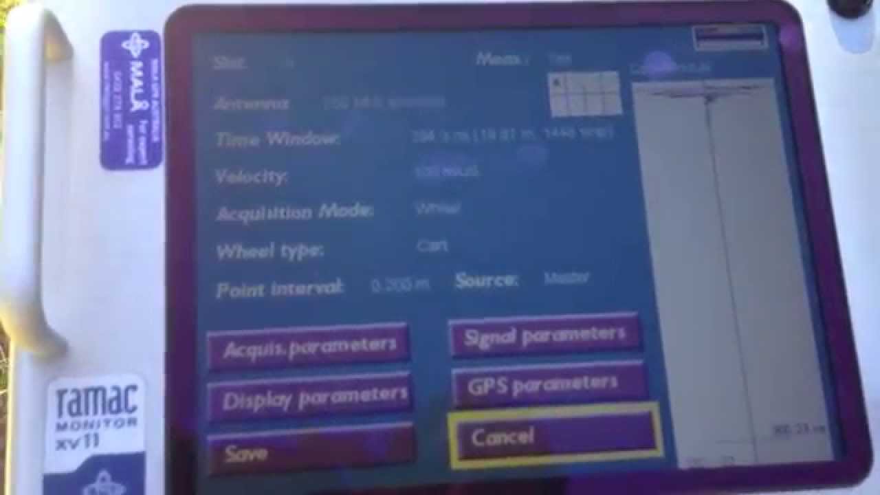 Mala ProEx GPR Setup Instructions