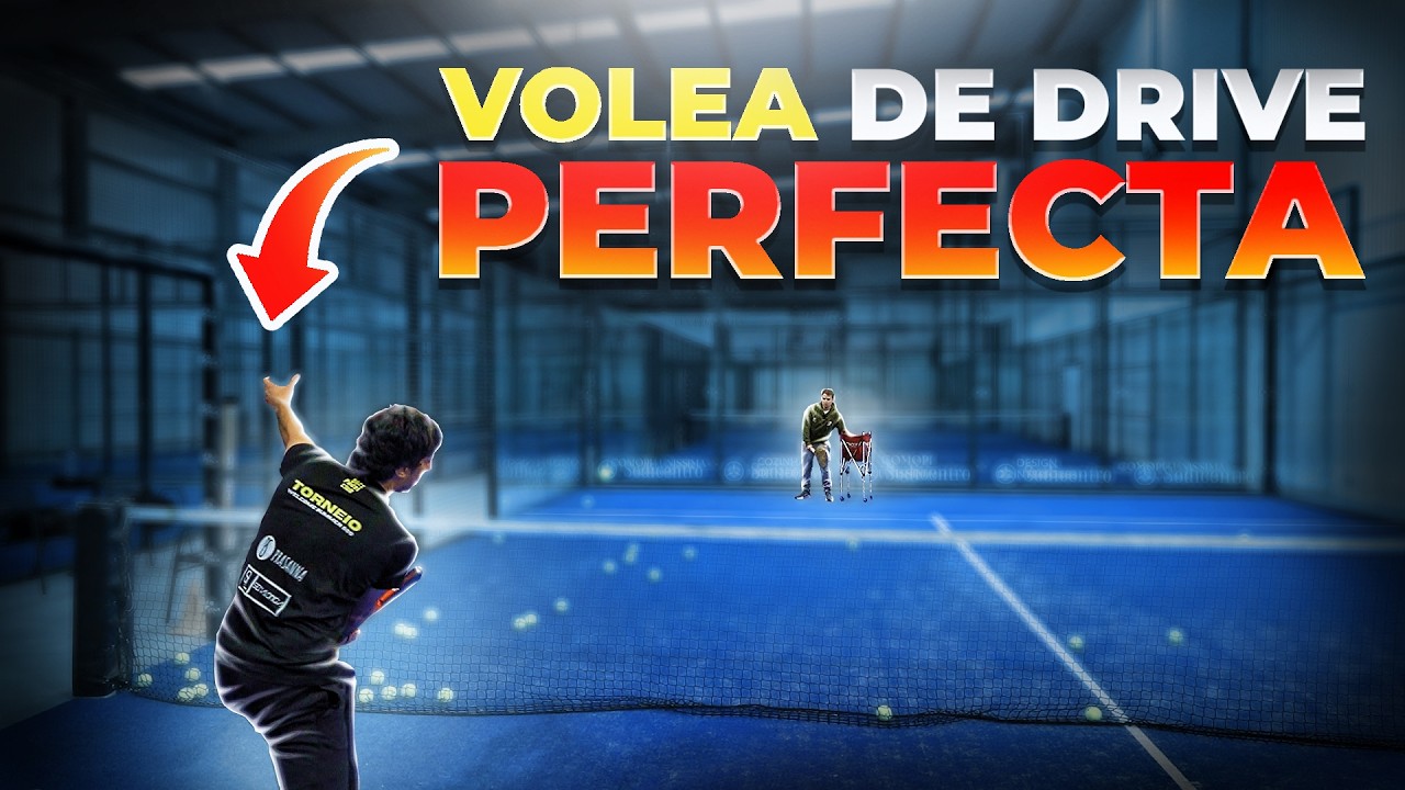MEJORA tu VOLEA de drive HOY ⚡(plana y con efecto) Adan Ponce | Alto Padel 🥎