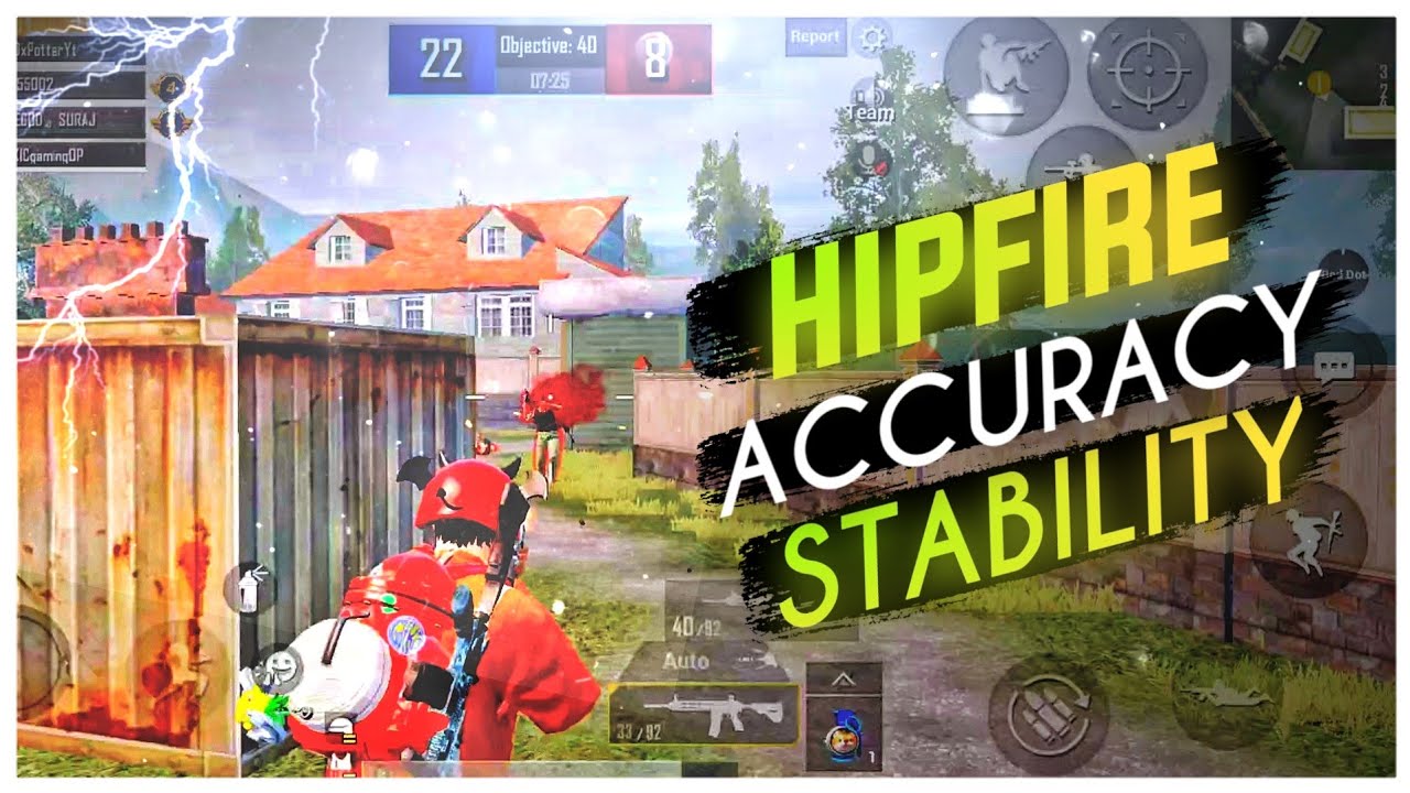 How To Improve Your Hipfire's Accuracy And Stability // Pubg Mobile Hipfire For Close Range 🔥