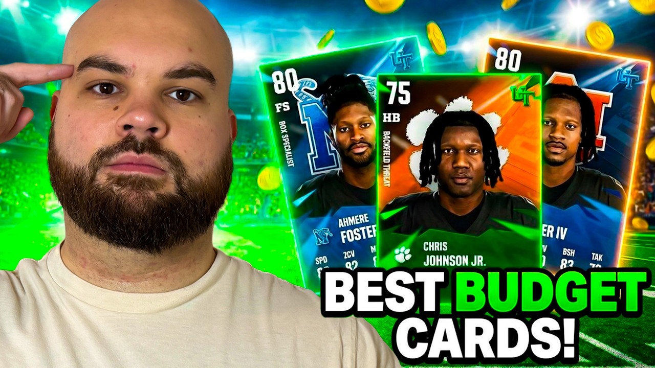 ЛУЧШИЕ БЮДЖЕТНЫЕ КАРТЫ в College Football 27 Ultimate Team!