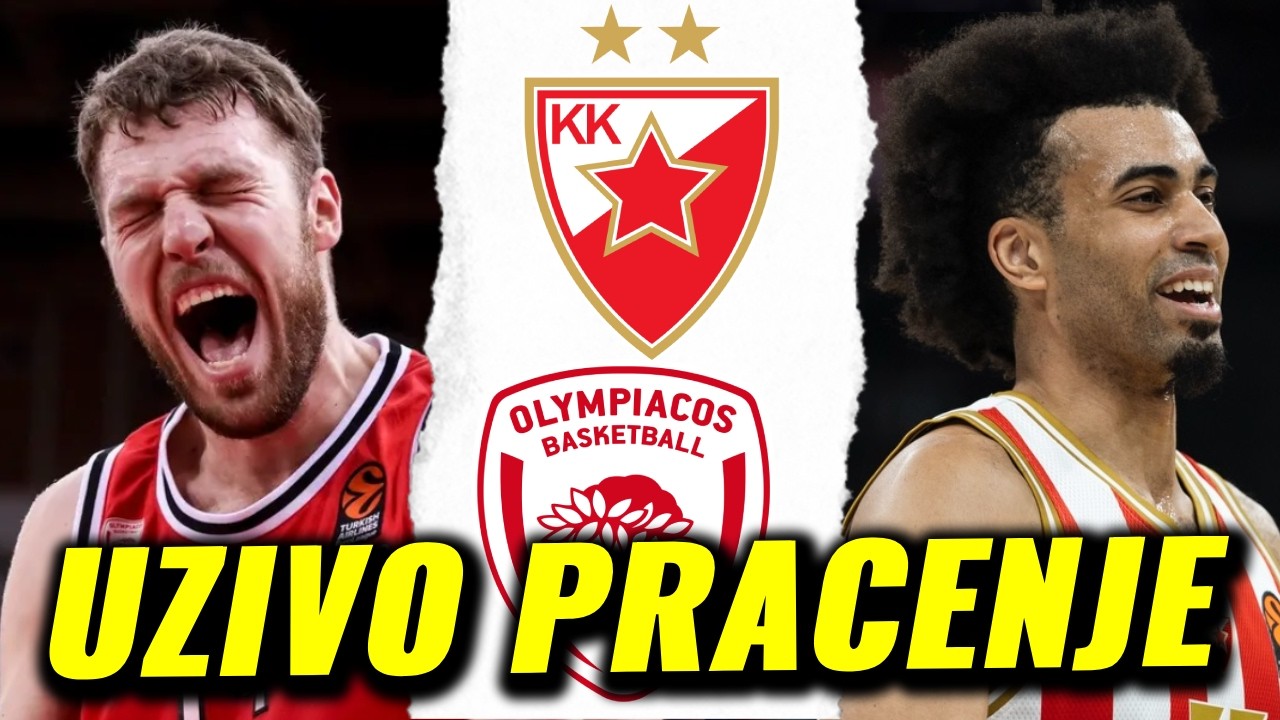 OLYMPIAKOS vs CRVENA ZVEZDA | EVROLIGA 28. KOLO 🔴 LIVE
