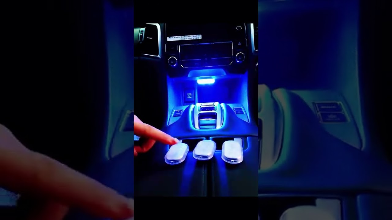Car Led Touch Lights Magnetic Decorate Lights, SEAMETAL Car Accessories