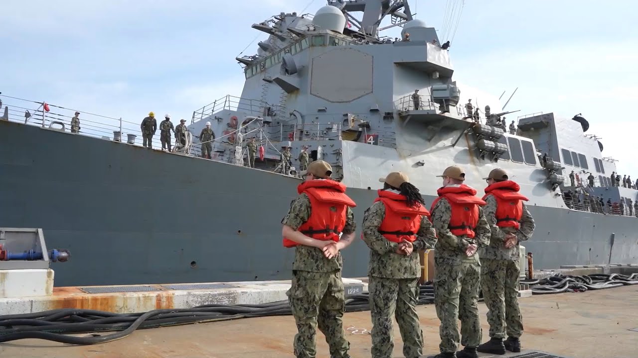 USS Forrest Sherman Homeport Return