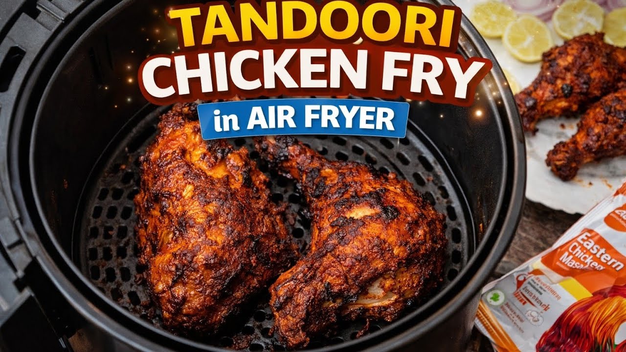 Tandoori Chicken Fry in Air Fryer | Easy & Juicy Air Fryer Chicken Recipe