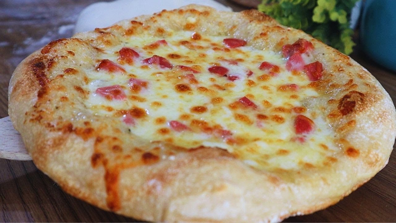 Ep-659  เบื่อพิซซ่าแบบเดิมๆ มากิน Homemade Pizza Cabonara สไตล์อิตาลี่กัน ทำง่ายอร่อยด้วย | @mine.k
