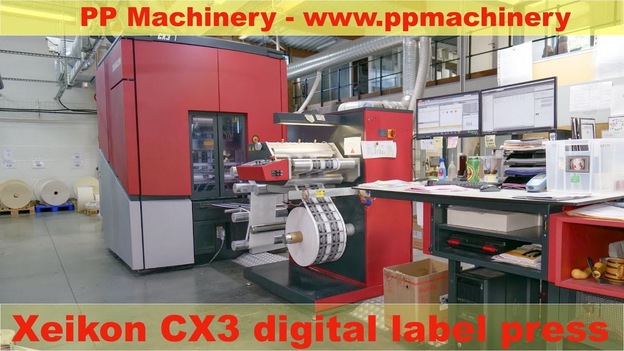 Xeikon CX3 Digital Label Press #xeikon #ppmachinery