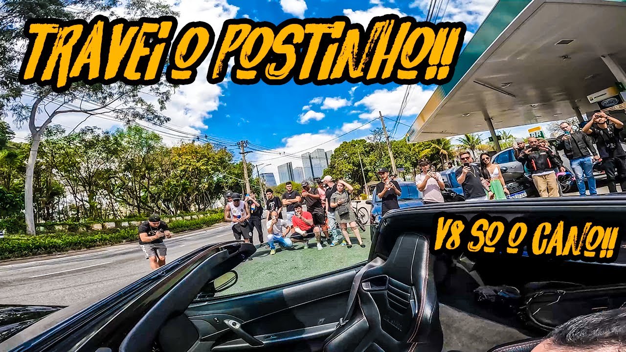 CHEGUEI CAUSANDO DE CORVETTE PROCHARGER NO POSTINHO DA AV EUROPA!!🔥🔥