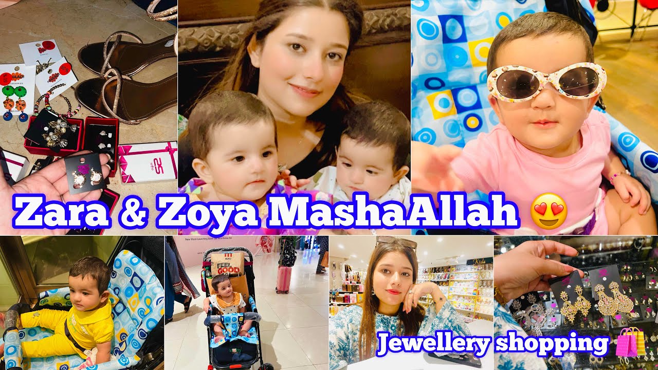 Zara & Zoya MashaAllah😍| Jewellery Shopping Haul 🛍️