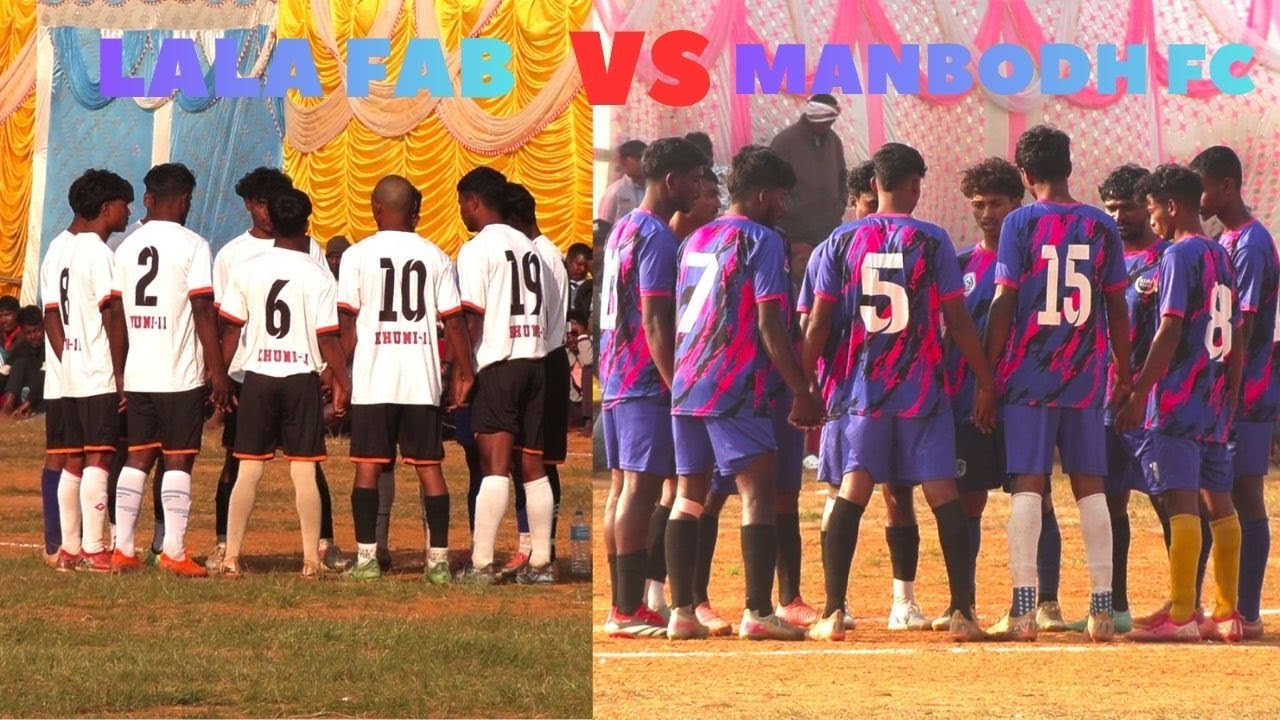 BEST FOOTBALL MATCH HIGHLIGHTS ! LALA FAB COLL VS MANBODH FC KATHALMORE ! PALI PANDRA  FOOTBALL 2025