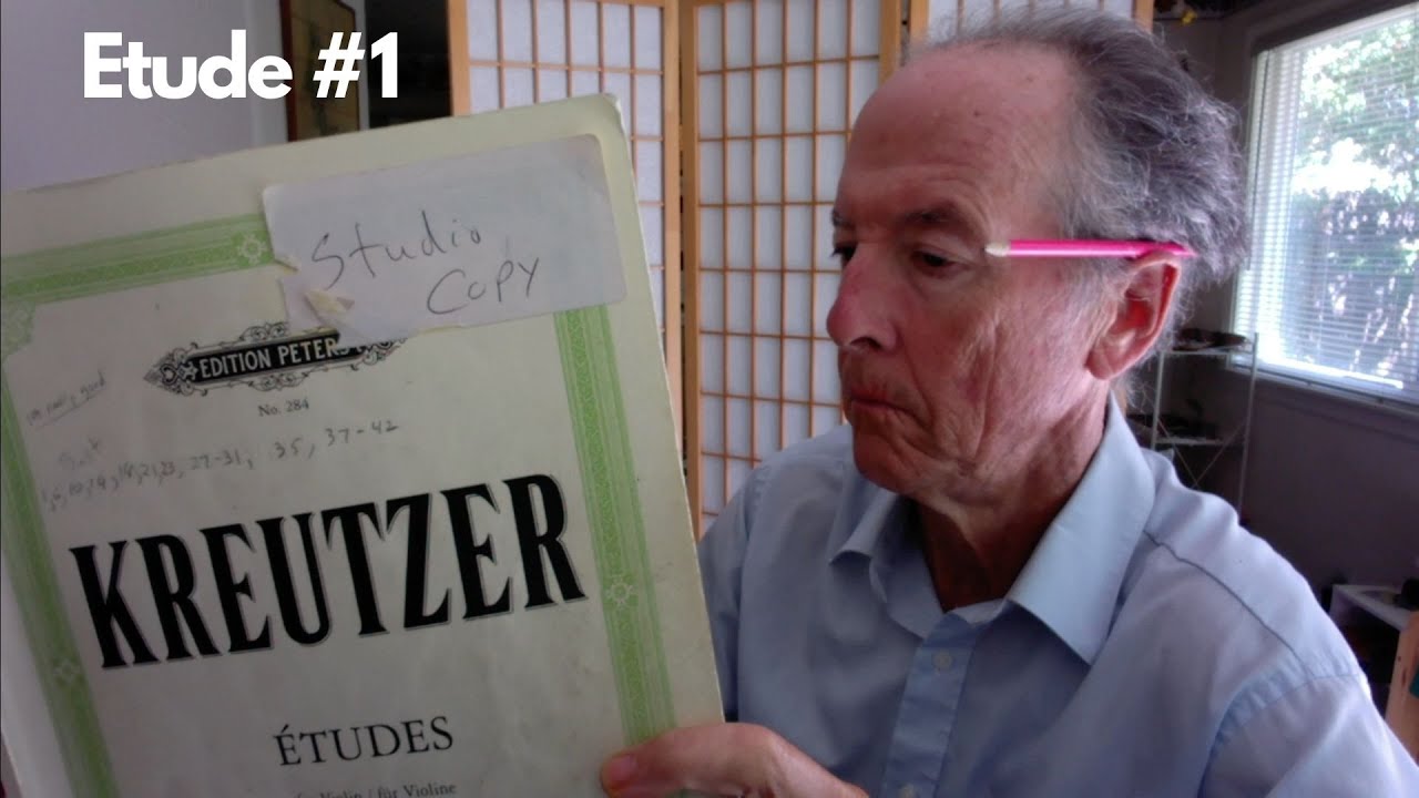 TEACHING Kreutzer Etude #1 Why is it great?