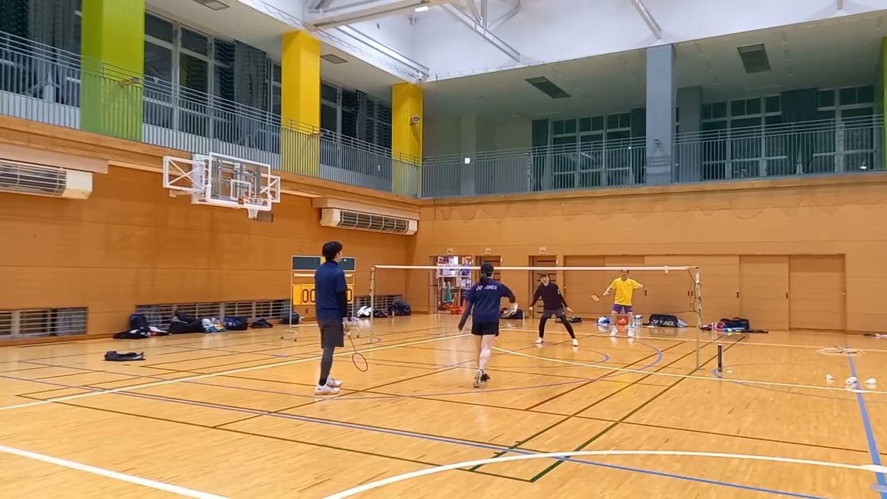 2/6   練習　もとかたVSこまばた