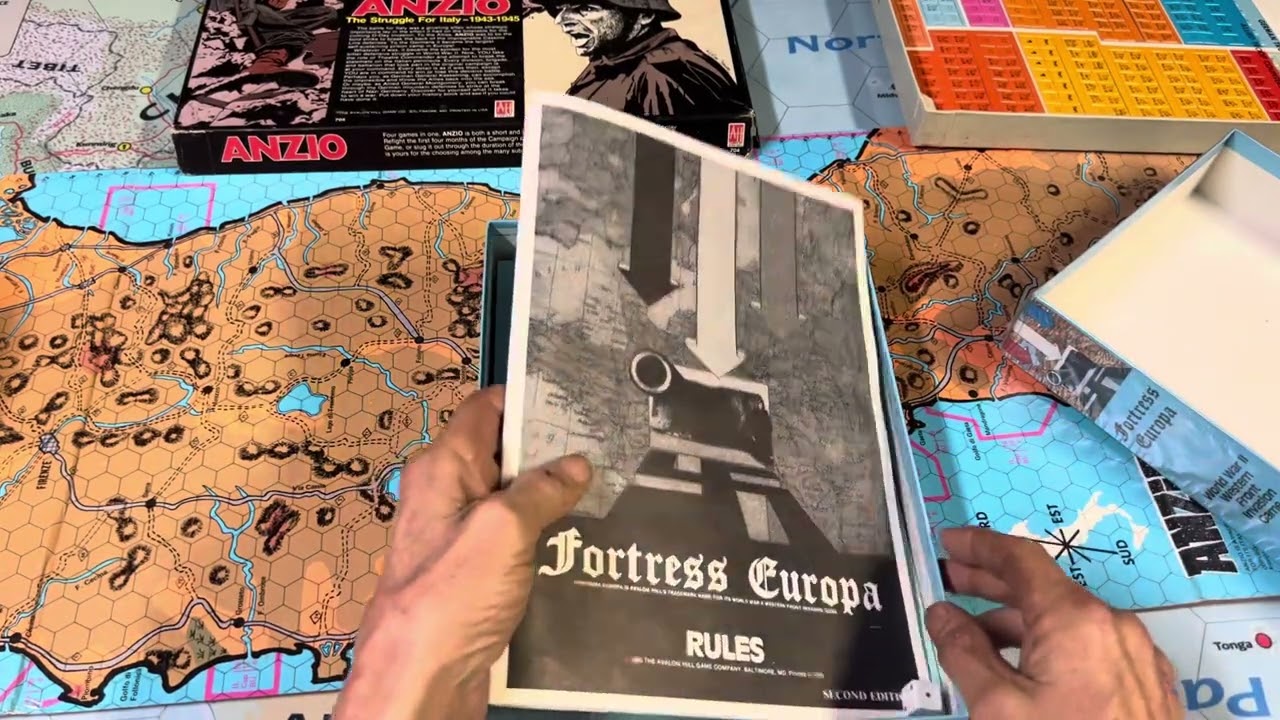 Avalon hill Fortress Europa trip down memory lane
