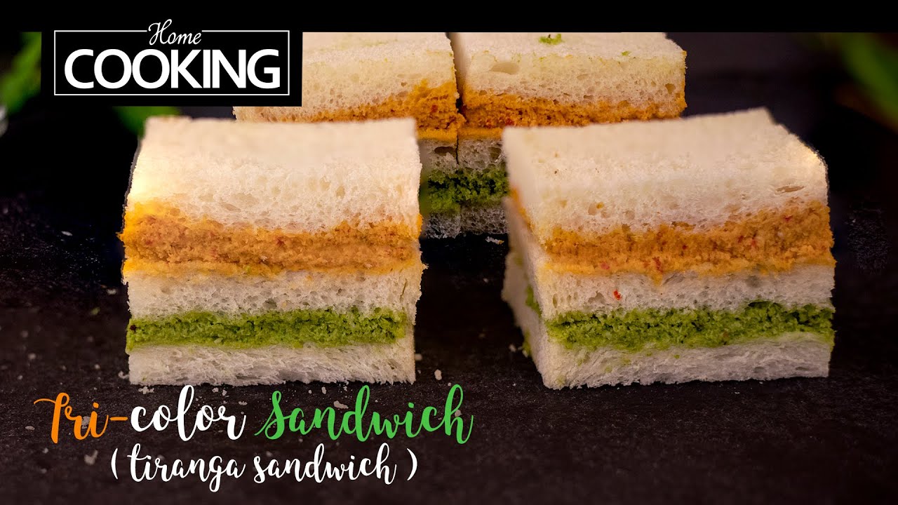 Tri-color Sandwich | Sandwich Recipes | Independence day special