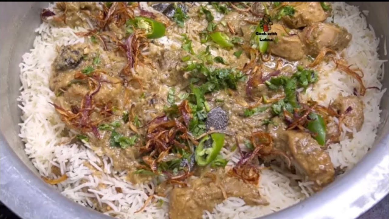 Delicious! White Chicken Biryani Recipe| Chicken Biryani ❤️| Bawarchi Style Chicken Biryani ❤️