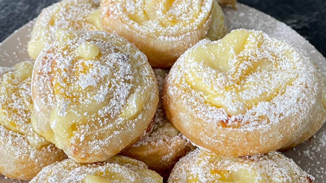 KÖSTLICH! Sie werden süchtig und können nicht aufhören zu essen / Leckere  Pudding  aus Blätterteig