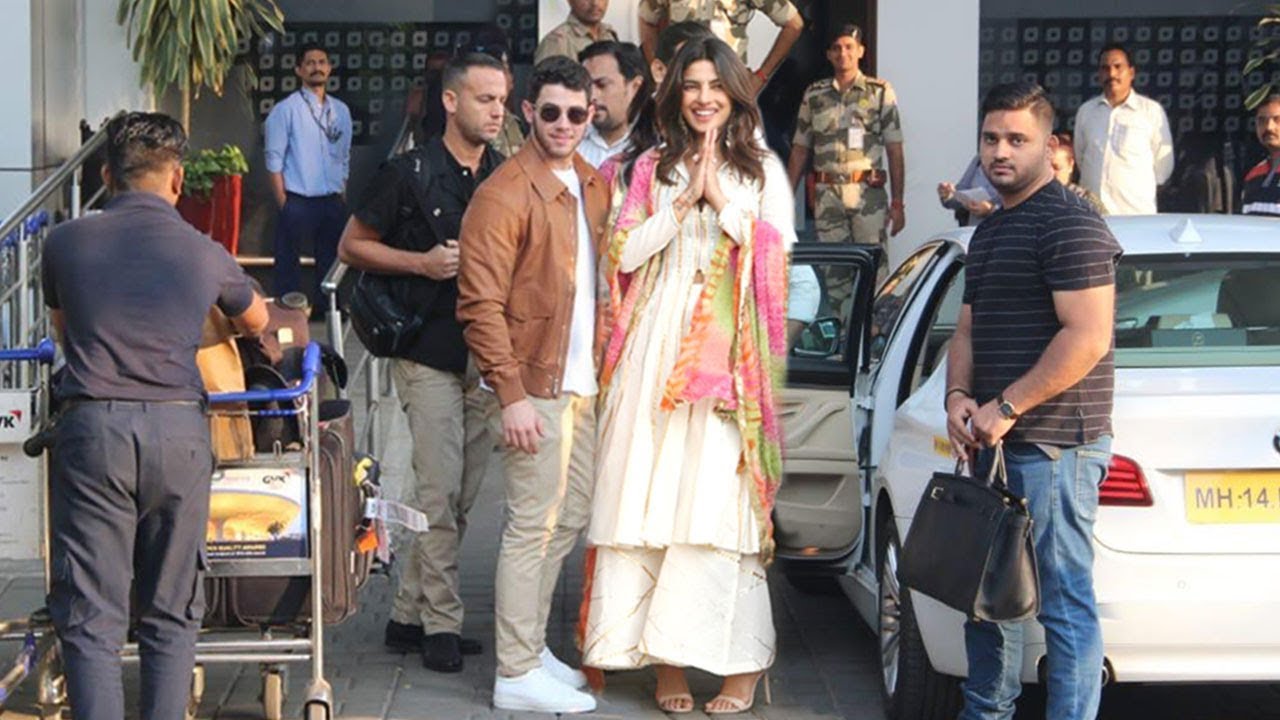 Priyanka Chopra Leaves With Boyfriend Nick Jonas For Her Royal WEDDING At Umaid Palace In Jodhpur