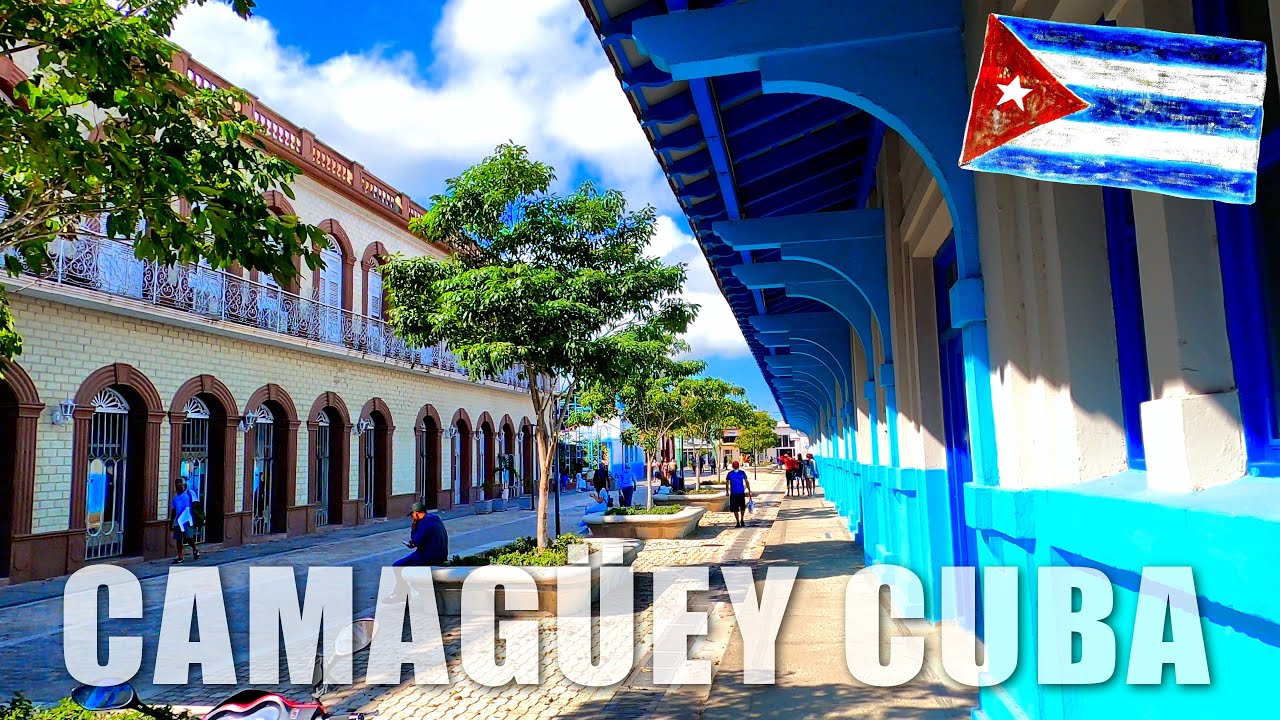 Camaguey Cuba 2021 - Hotel Plaza, Museo Ferroviario y el Museo Ignacio Agramonte