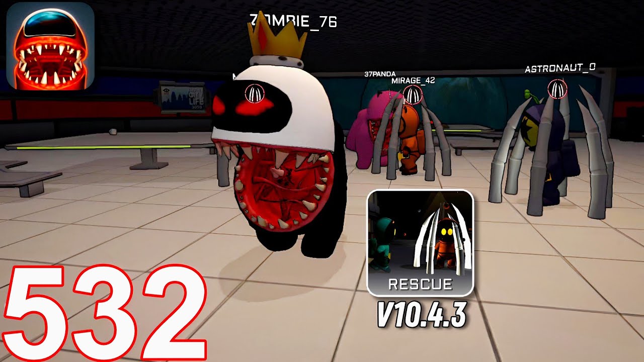 Imposter 3D Online Horror - Gameplay Walkthrough Part 532 - Rescue Mode 10.4.3 (iOS,Android)